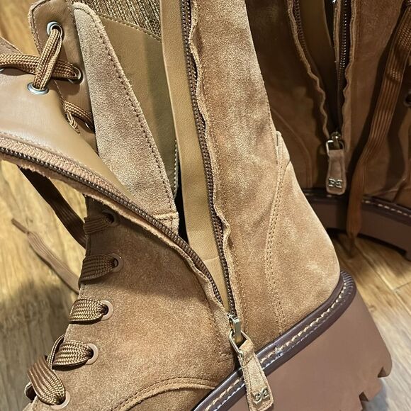 Sam Edelman Evina Bootie Combat Frontier Brown - Picture 5 of 8